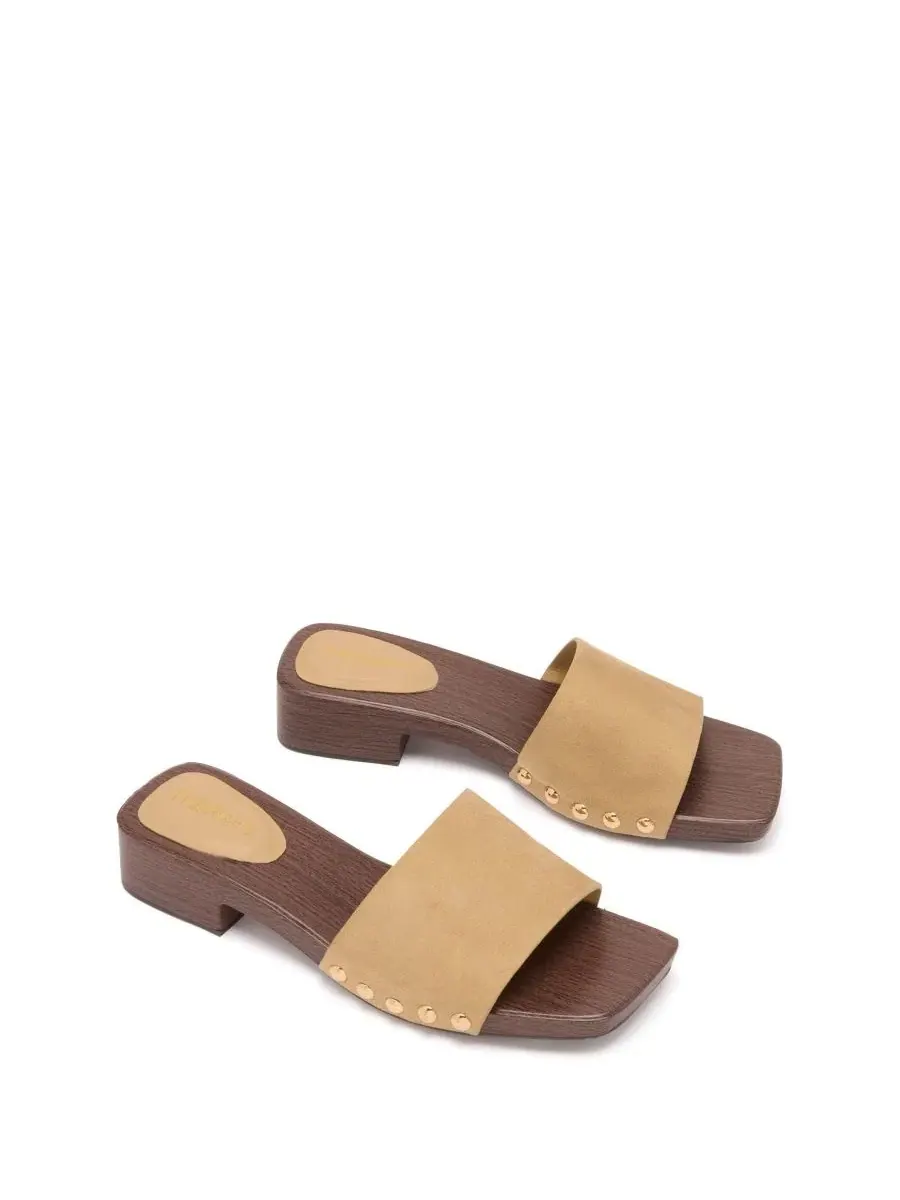 Женские сандалии с квадратным мысом Zane Open Square Toe Therapy Australia, Cashew Faux Suede — изображение 5 из 5