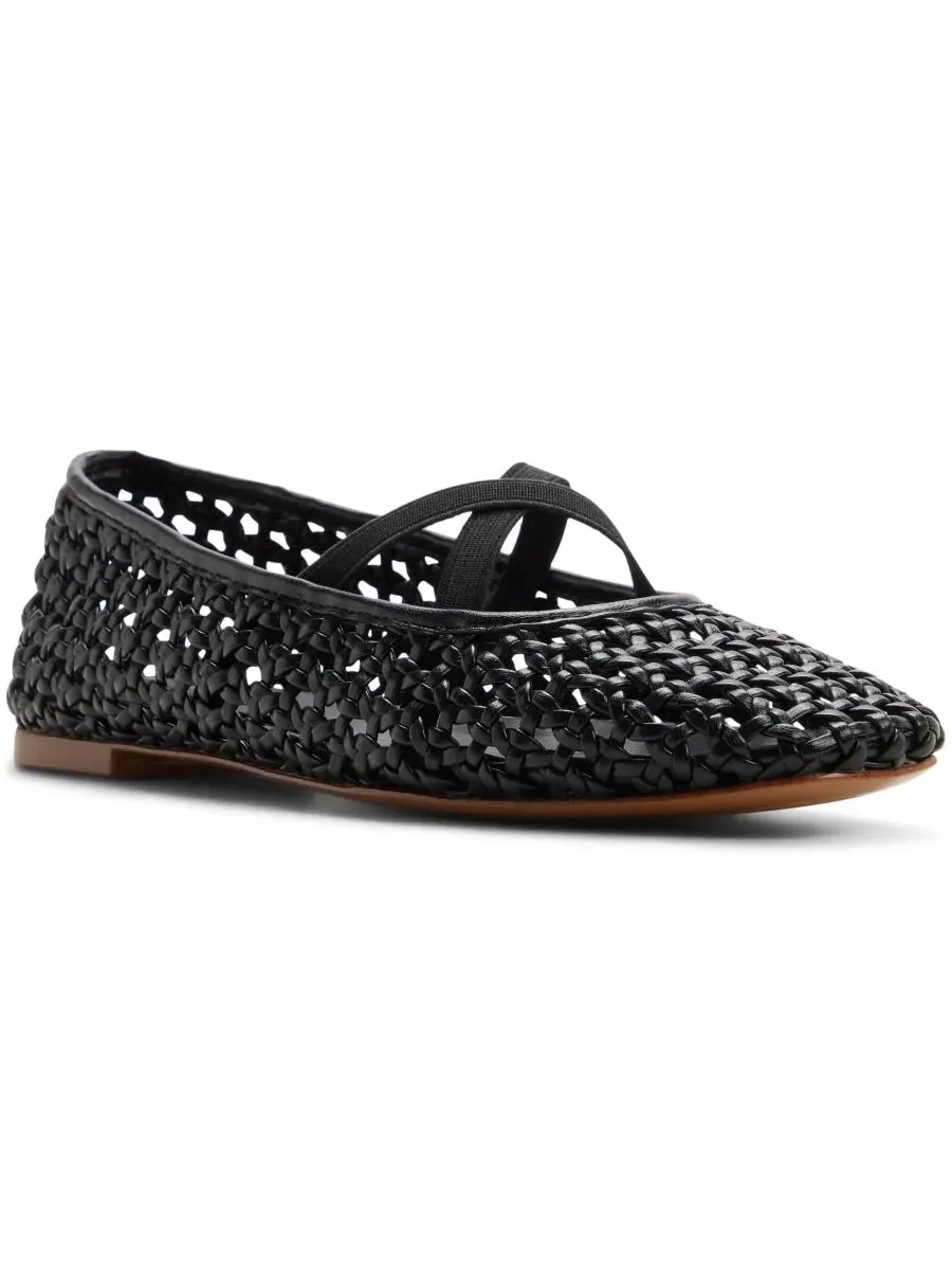 Женские балетки Cornelia без шнурков ALDO, черный woven — изображение 1 из 6