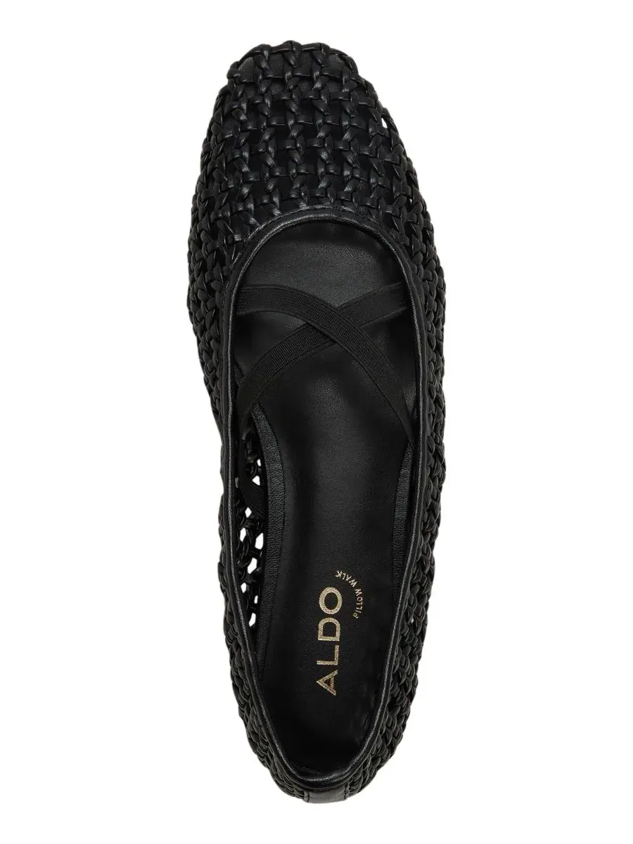 Женские балетки Cornelia без шнурков ALDO, черный woven — изображение 4 из 6