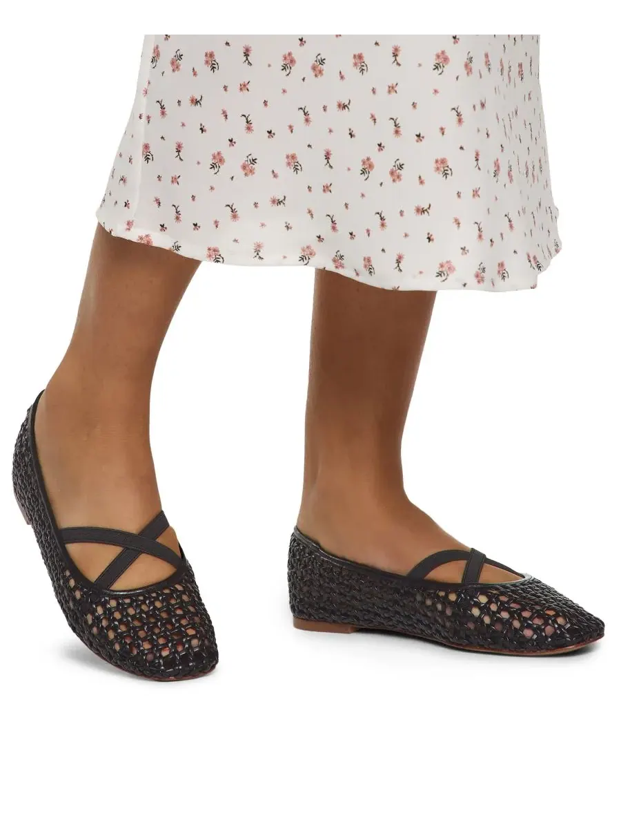 Женские балетки Cornelia без шнурков ALDO, черный woven — изображение 6 из 6