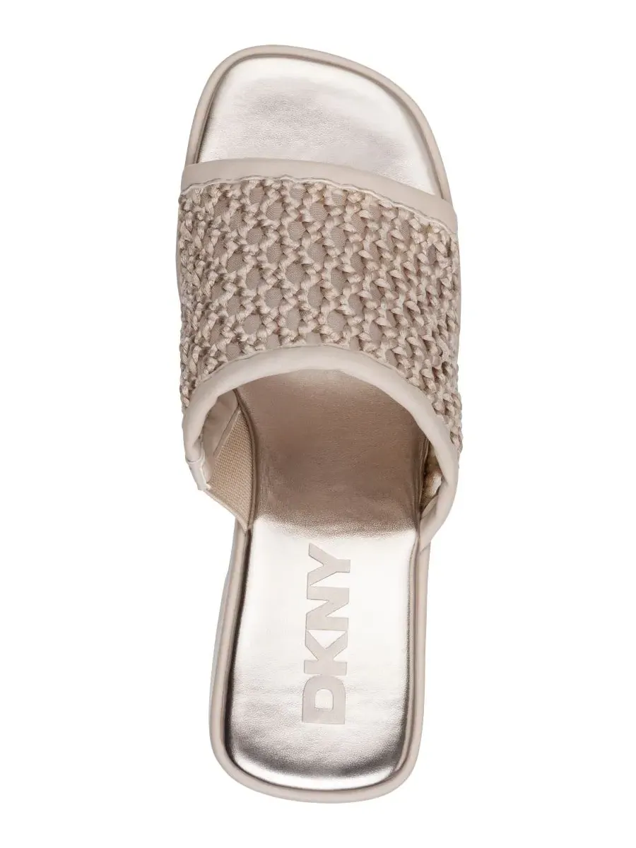 Женские сандалии на платформе Multan DKNY, Natural/Chino Woven — изображение 4 из 5