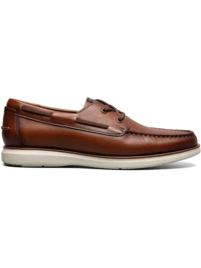 Мужские лодочные туфли Tropics Moc Toe с эластичными шнурками Florsheim — изображение 3 из 7, коричневый
