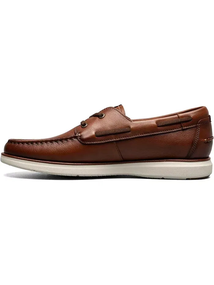 Мужские лодочные туфли Tropics Moc Toe с эластичными шнурками Florsheim — изображение 5 из 7, коричневый