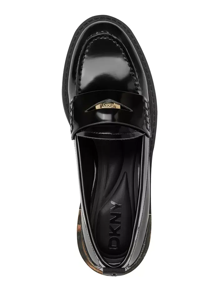 Женские пенни-лоферы Raeya Moc Toe DKNY — изображение 4 из 5, черный