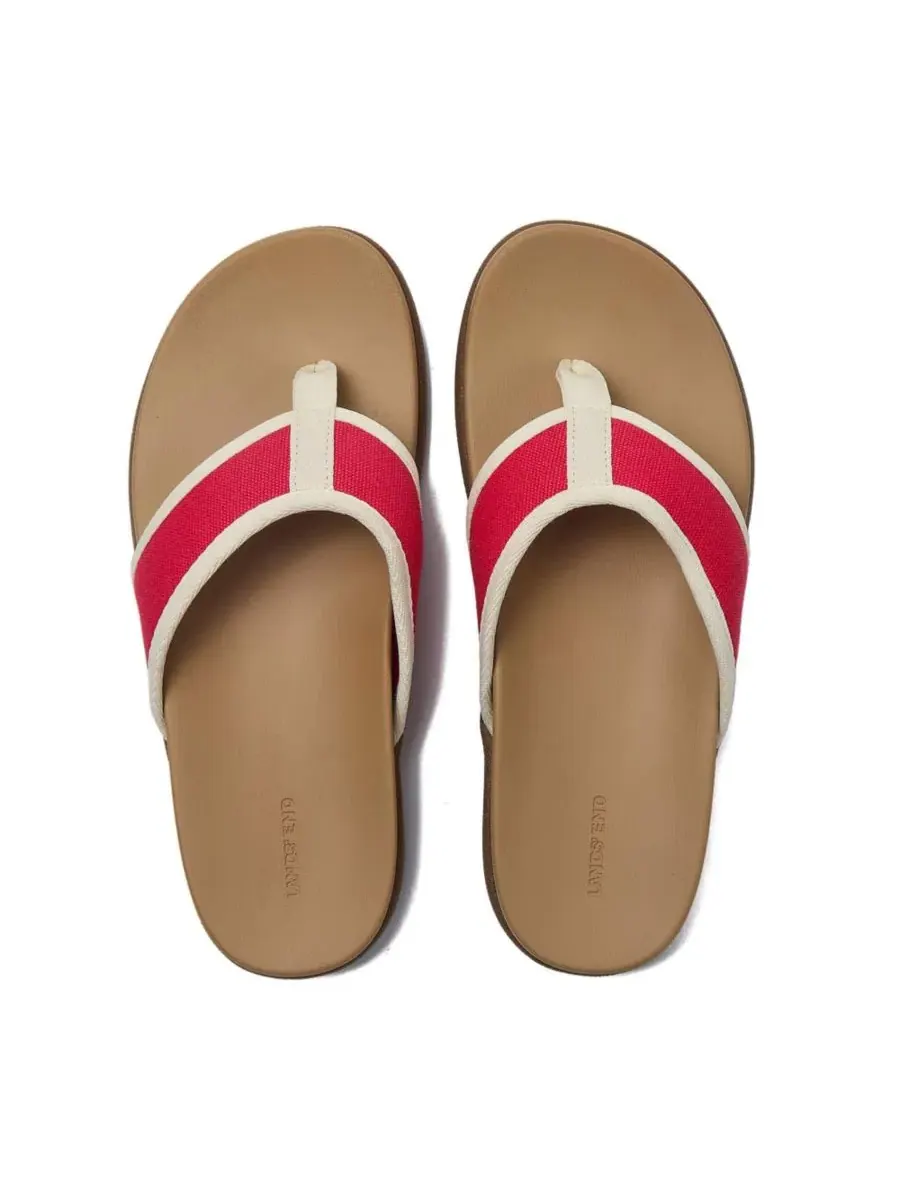 Шлепанцы из канваса с контурной стелькой All Day Comfort Lands' End — изображение 2 из 4, красный