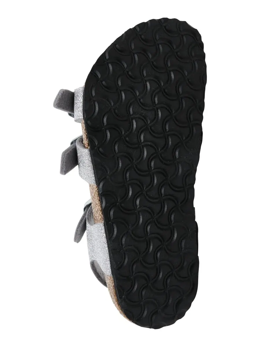 Сандалии с блестками Kumba Birkenstock — изображение 6 из 6, серебряный