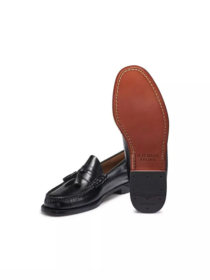 GHBASS Мужские мокасины Lennox Tassel Weejuns Comfort GH Bass — изображение 5 из 6, черный
