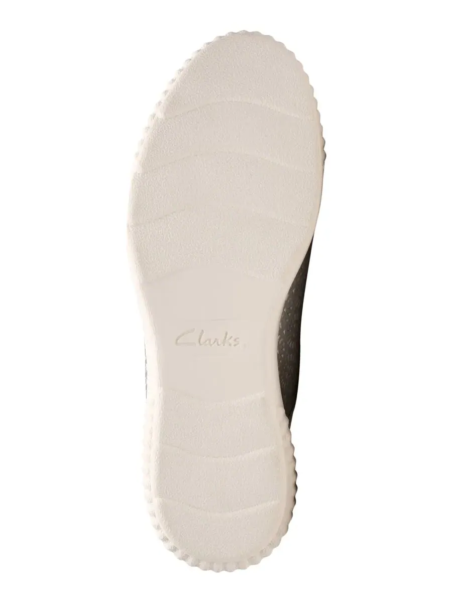Кроссовки женские Clarks Caroline Rio, серебро, кожа — изображение 5 из 7, серебристый