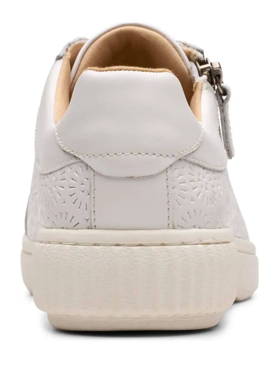 Кроссовки женские Clarks Caroline Rio, кожаные — изображение 3 из 7, белый