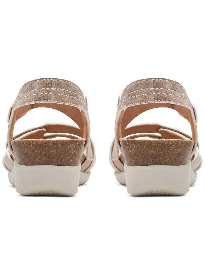 Босоножки женские Clarks Calenne Clara на танкетке — изображение 3 из 5, золото