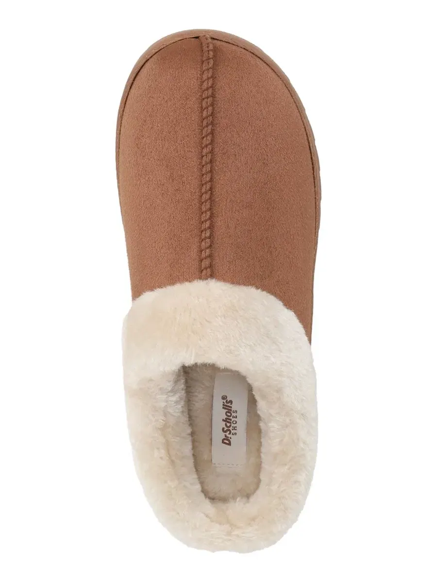 Тапочки-мюли без пятки с плоской подошвой Sunday Chill Dr. Scholl's — изображение 4 из 5, коричневый