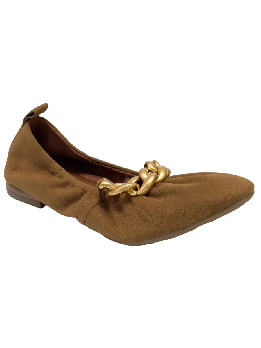 Женские балетки-слипоны Amina Aerosoles — изображение 1 из 6, коричневый