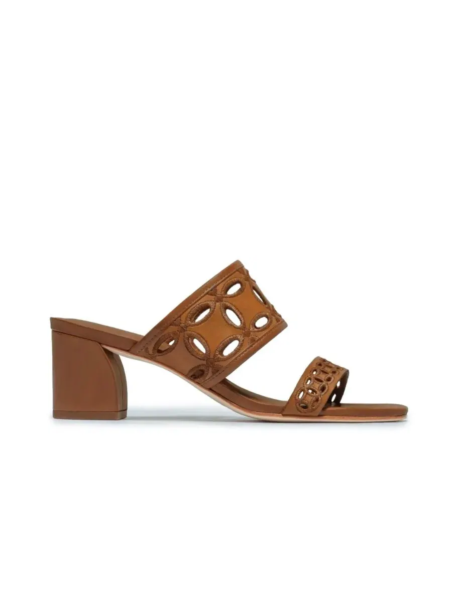 Женские сандалии Gemma на среднем каблуке Bernardo Footwear — изображение 2 из 5, коричневый