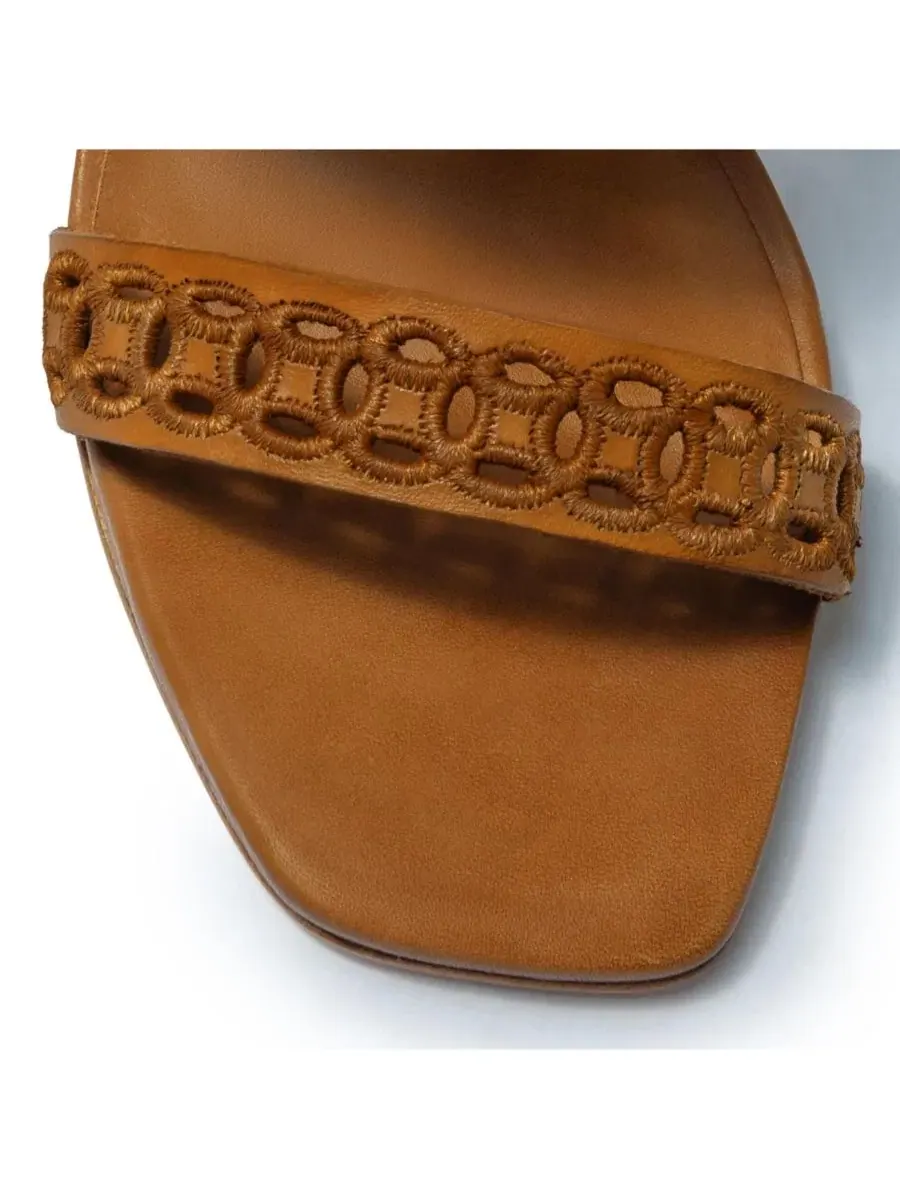 Женские сандалии Gemma на среднем каблуке Bernardo Footwear — изображение 5 из 5, коричневый