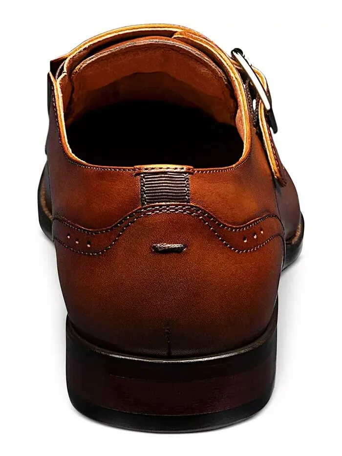 Мужские туфли Ravello Monk Strap Florsheim — изображение 4 из 7, коричневый