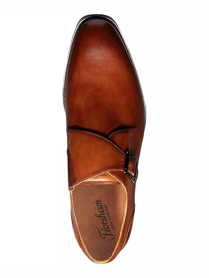 Мужские туфли Ravello Monk Strap Florsheim — изображение 5 из 7, коричневый