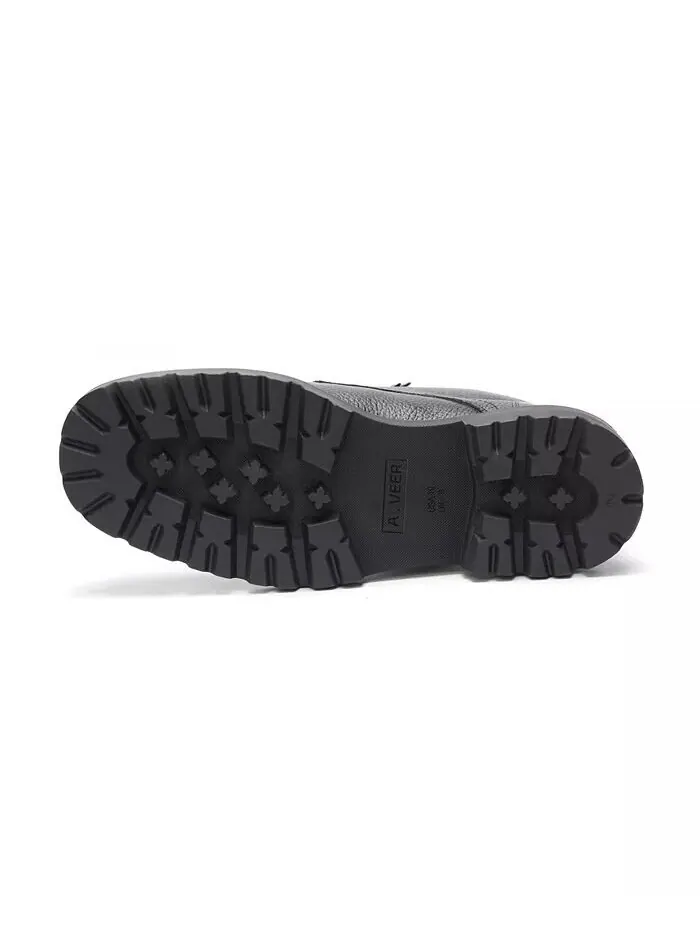 Мужские кожаные ботинки Robert Lace Up A. Veer — изображение 5 из 5, черный