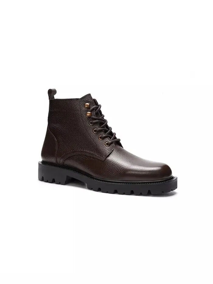 Мужские кожаные ботинки Robert Lace Up A. Veer — изображение 1 из 5, коричневый