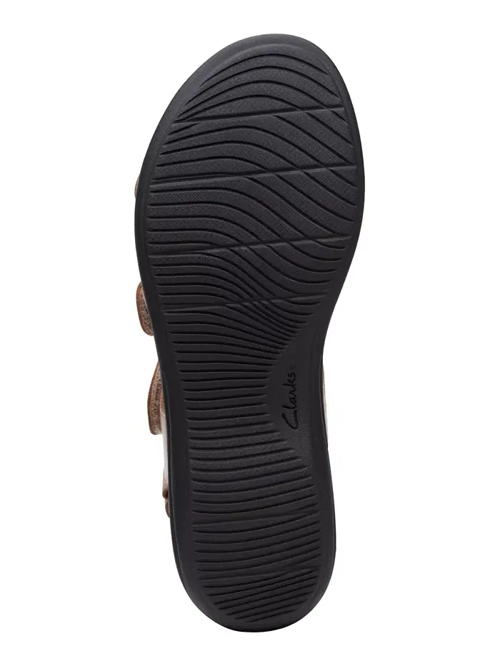 Сандалии женские Clarks Laurieann Vine, спортивные, с ремешками — изображение 5 из 6, песочный