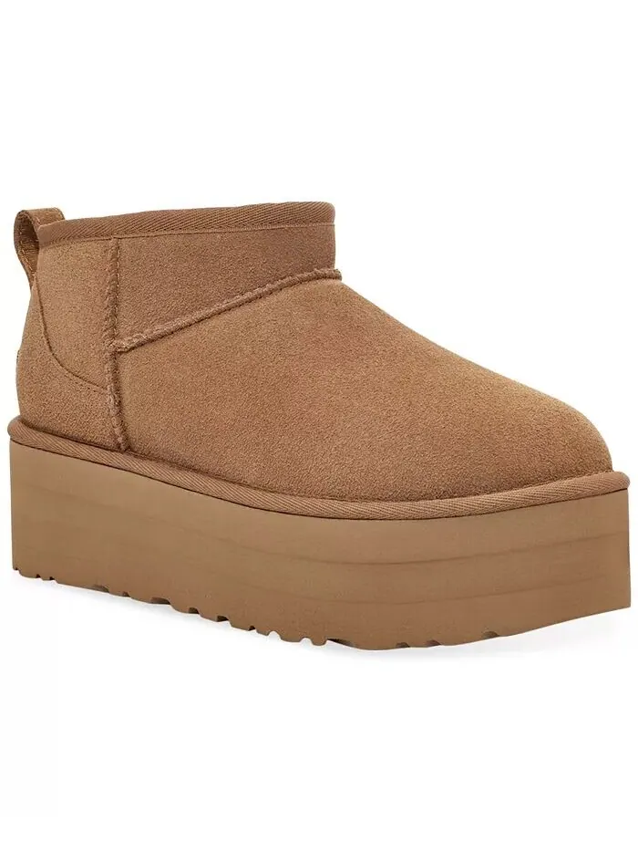 Женские классические ультрамини-ботильоны на платформе UGG®