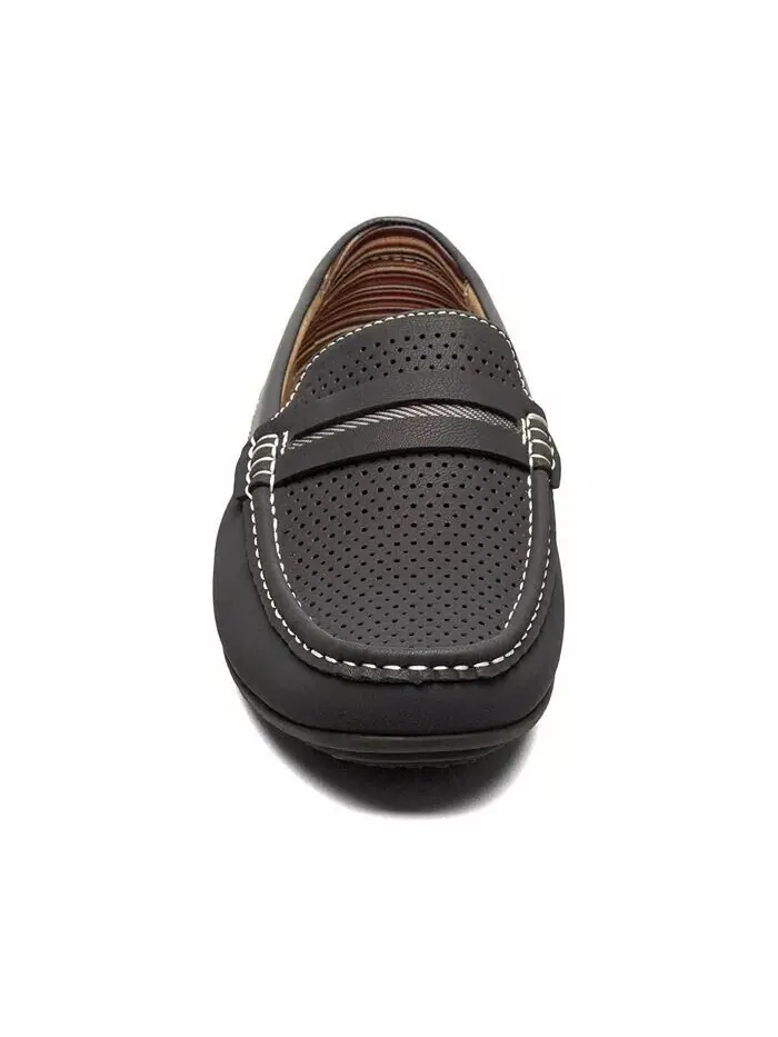 Мужские мокасины Corby Toe Saddle Slip-on Loafer Stacy Adams — изображение 6 из 8, темно-синий