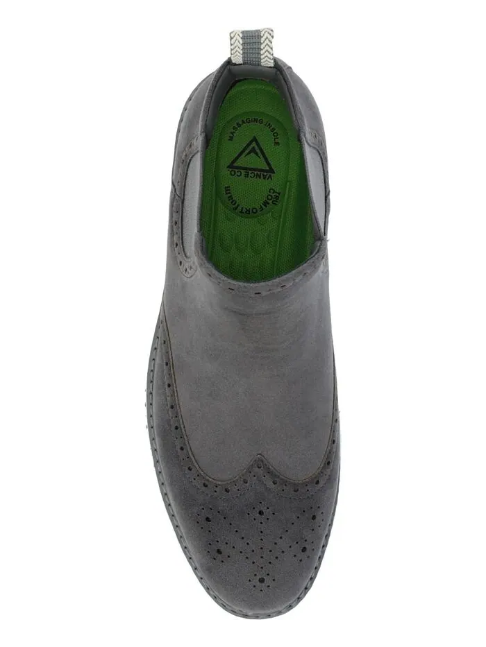 Мужские ботинки челси без шнуровки Thorpe Tru Comfort Foam Wingtip Vance Co. — изображение 4 из 8, серый