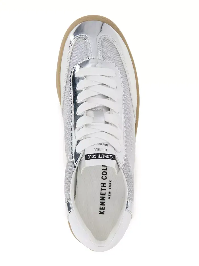 Женские кроссовки Sam Sneaker Kenneth Cole New York — изображение 4 из 14, серебристый