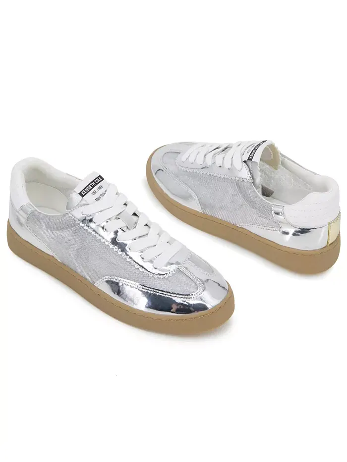 Женские кроссовки Sam Sneaker Kenneth Cole New York — изображение 8 из 14, серебристый
