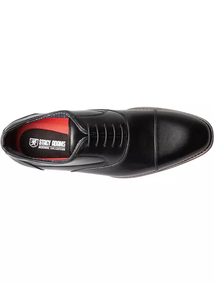 Мужские туфли-оксфорды Kallum Cap-Toe Stacy Adams — изображение 6 из 7, черный