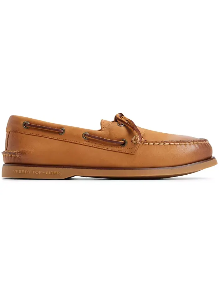 Мужские лодочные туфли Gold Cup Authentic Original с двумя шнуровками Sperry — изображение 2 из 5, бежевый