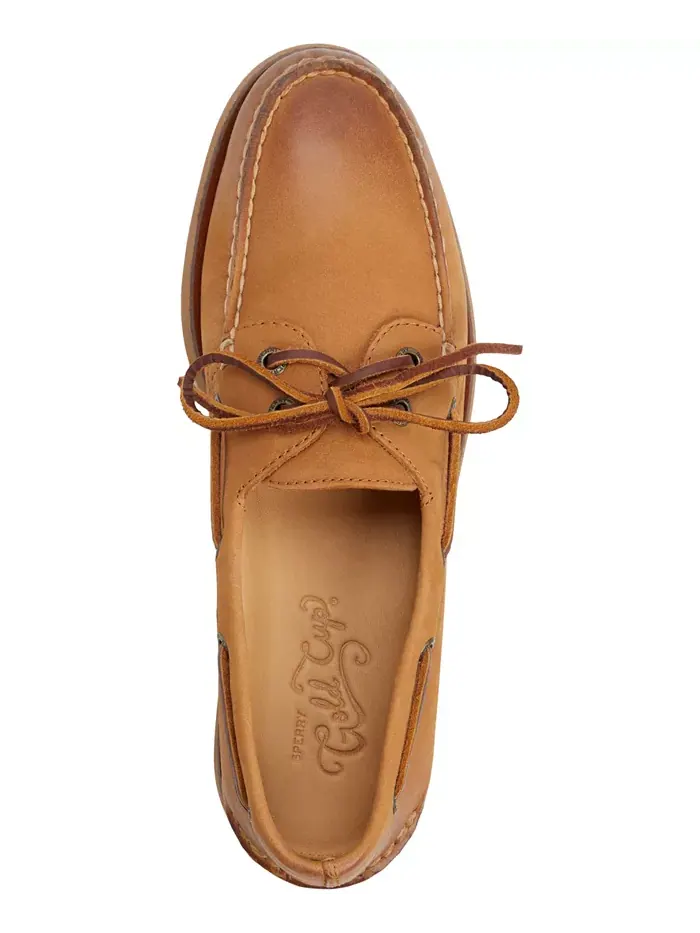 Мужские лодочные туфли Gold Cup Authentic Original с двумя шнуровками Sperry — изображение 4 из 5, бежевый