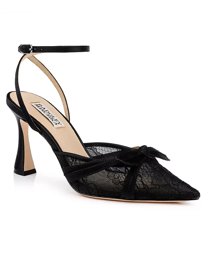 Женские туфли-лодочки Josie с острым носом Badgley Mischka — изображение 1 из 5, черный