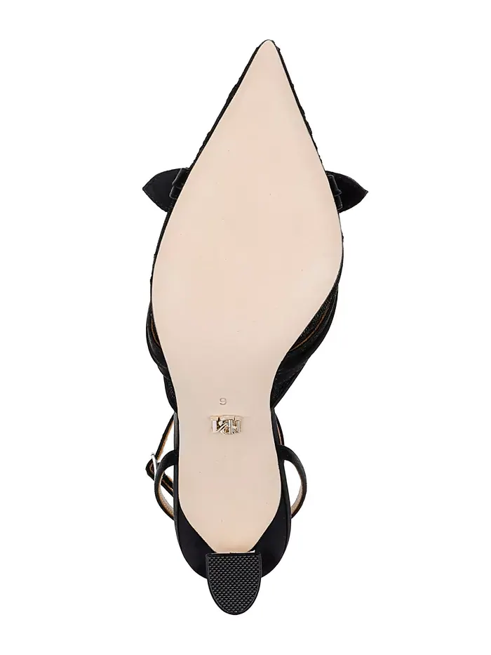 Женские туфли-лодочки Josie с острым носом Badgley Mischka — изображение 4 из 5, черный