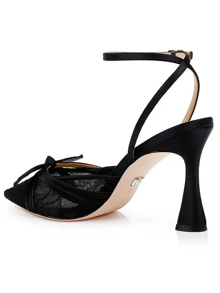Женские туфли-лодочки Josie с острым носом Badgley Mischka — изображение 5 из 5, черный