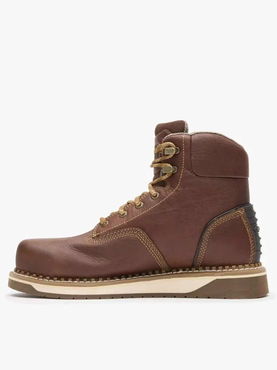 Мужские водонепроницаемые рабочие ботинки AMP LT Wedge со стальным носком GEORGIA BOOT — изображение 5 из 7, коричневый