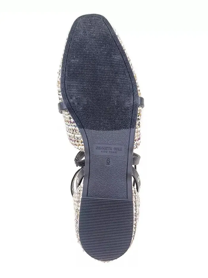 Женские балетки Mason Strappy Kenneth Cole New York — изображение 5 из 13, черный/бежевый
