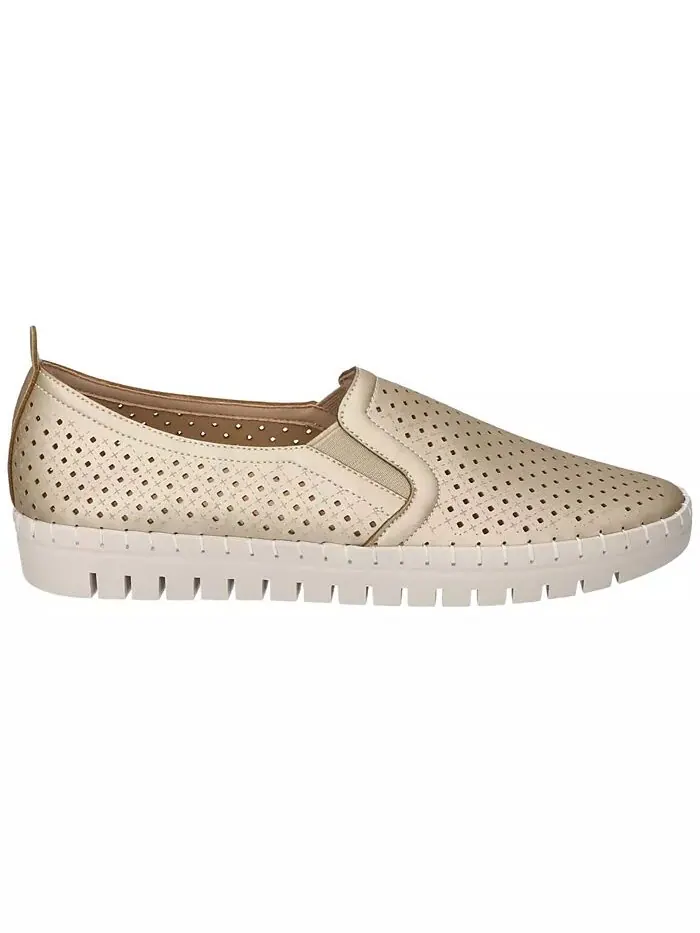 Женские свежие кроссовки Slip On Easy Street — изображение 2 из 7, шампань