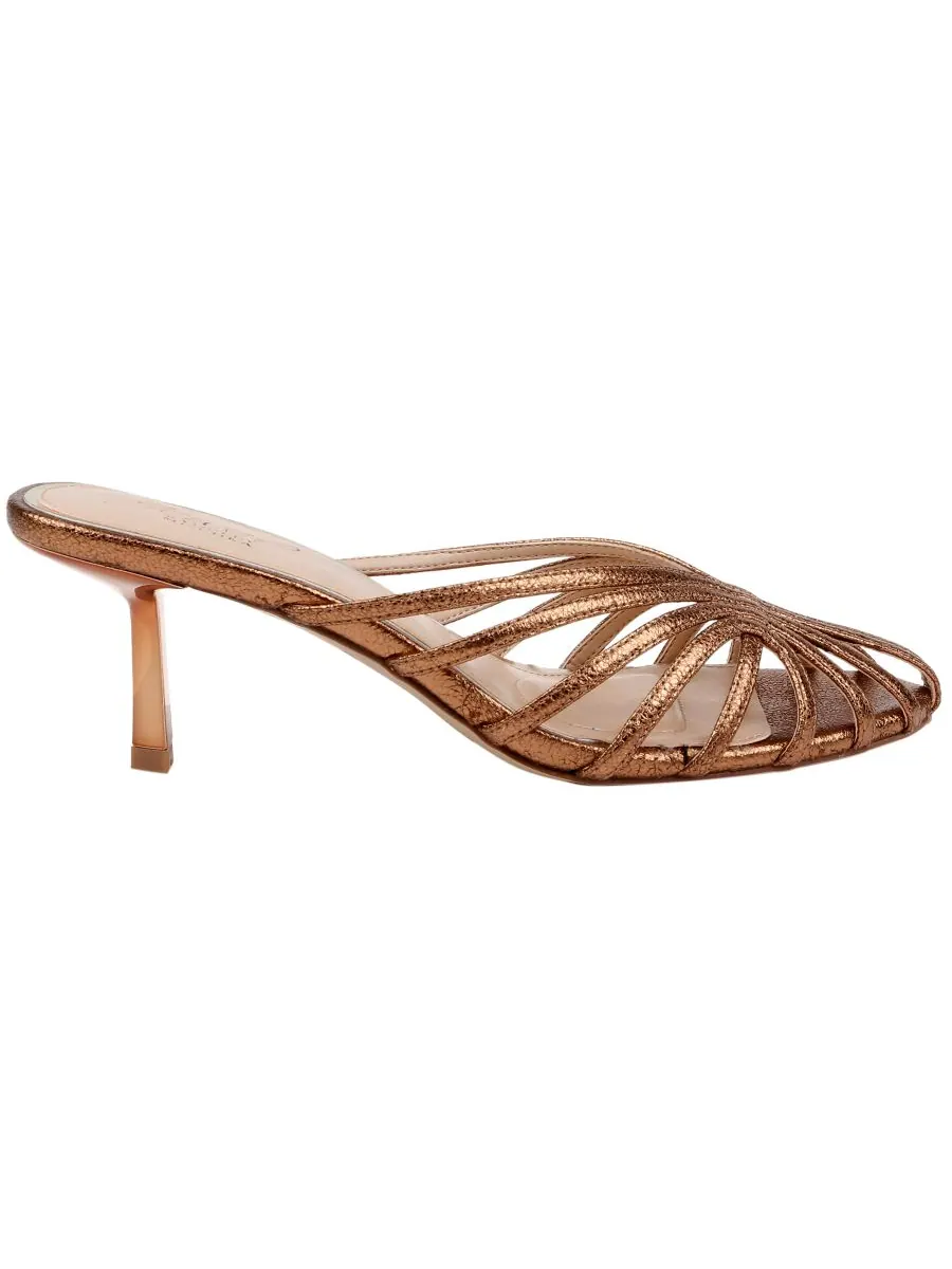 Женские сандалии Ilaria Dress Sandals Jewel Badgley Mischka — изображение 2 из 5, золотистый
