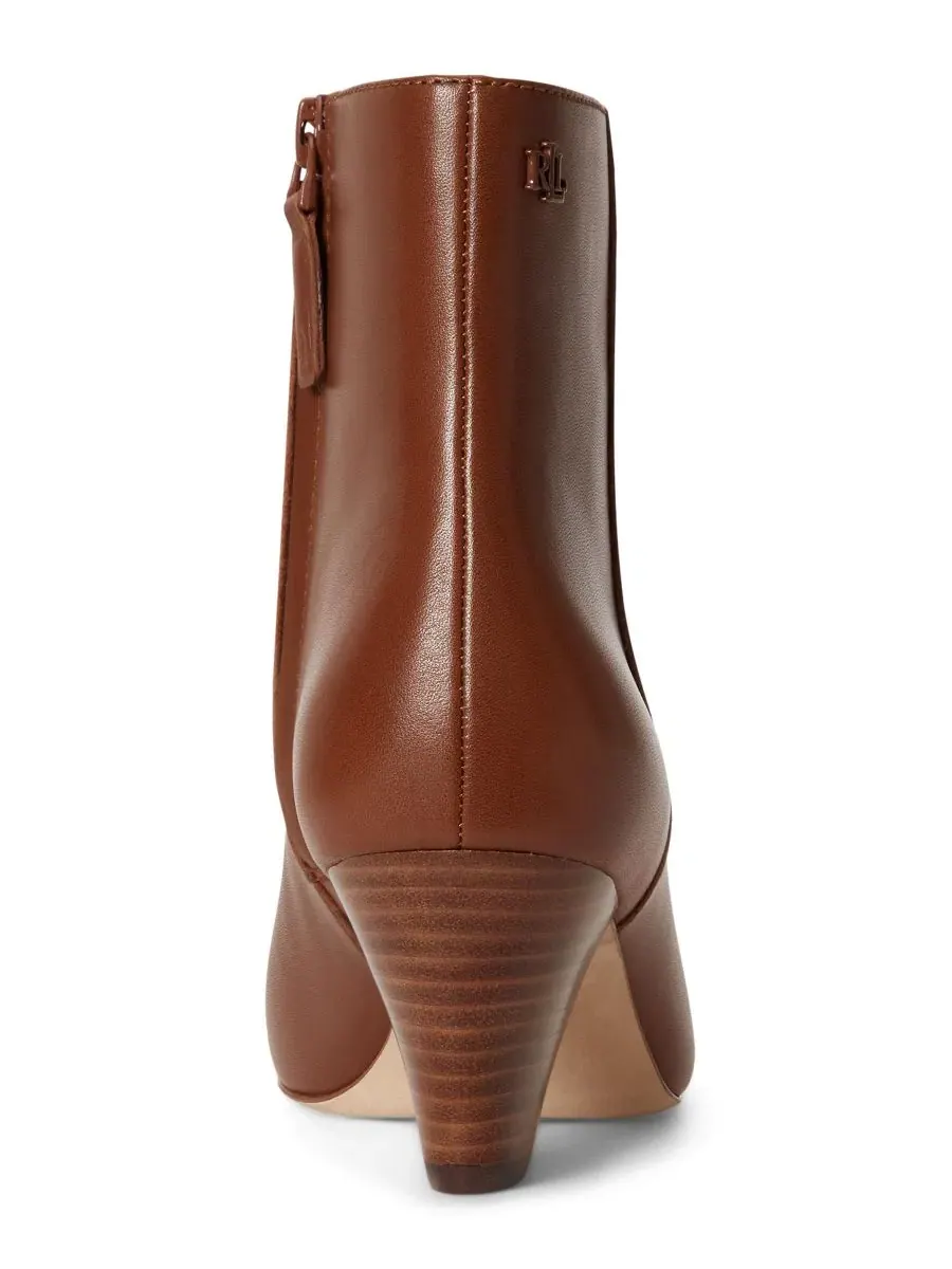 Ботильоны Emersyn Zipper Lauren Ralph Lauren — изображение 3 из 4, бежевый