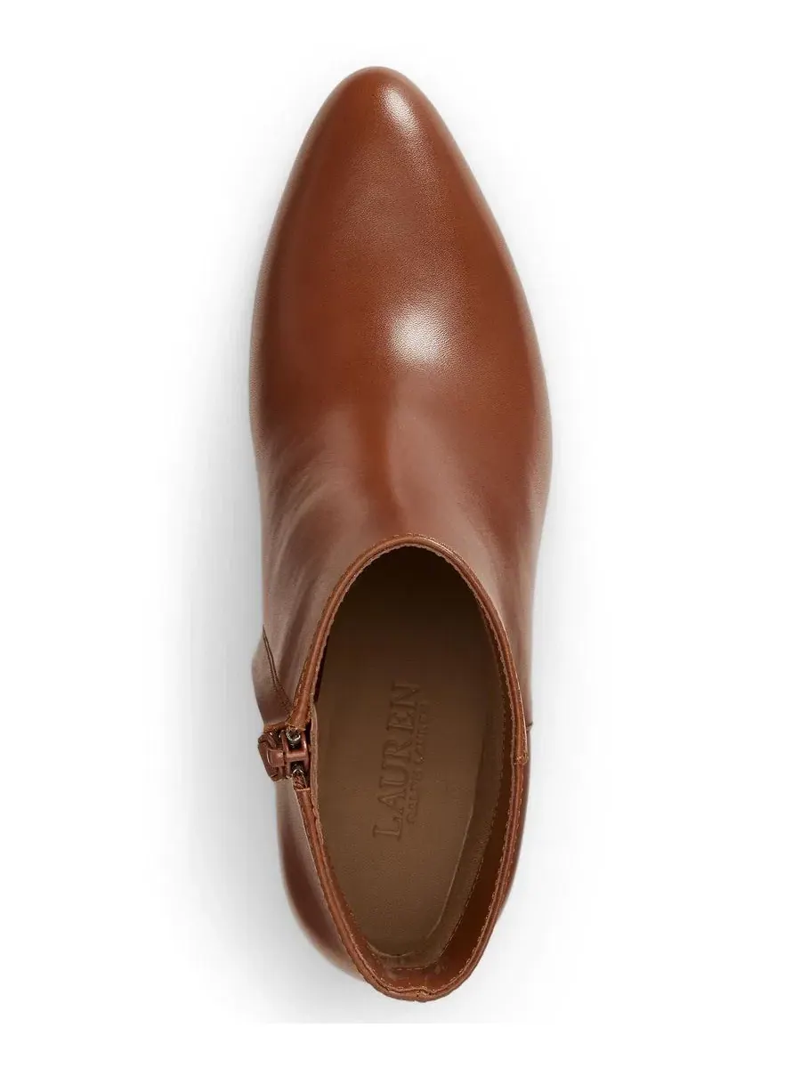 Ботильоны Emersyn Zipper Lauren Ralph Lauren — изображение 4 из 4, бежевый