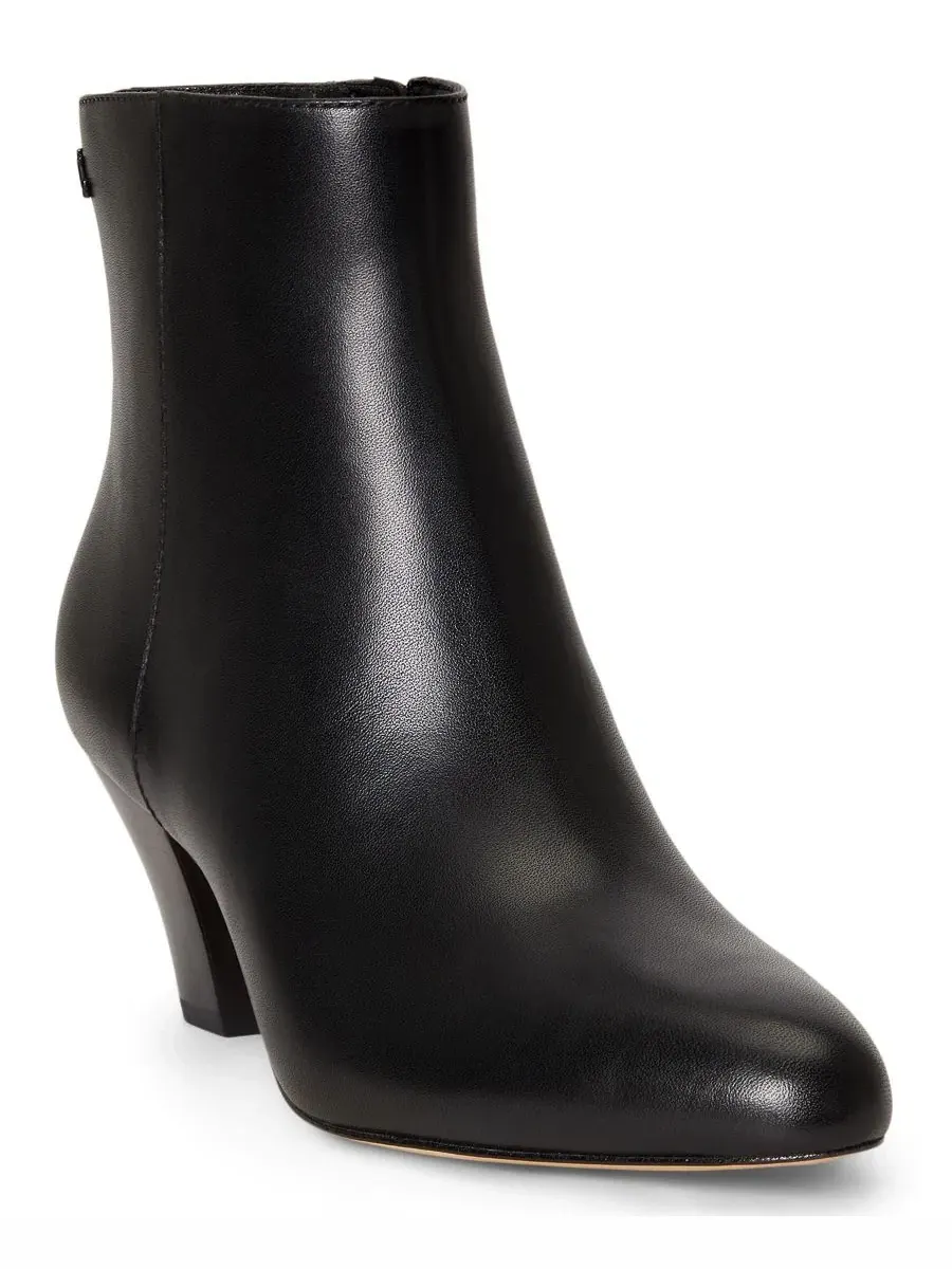 Ботинки-ботильоны Emersyn Zipper Lauren Ralph Lauren — изображение 1 из 4, черный
