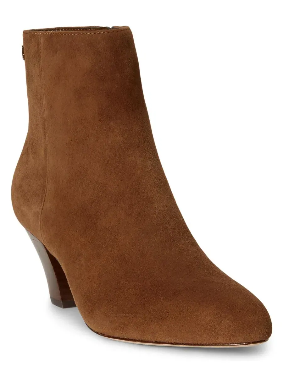 Ботинки-челси Emersyn из замши Lauren Ralph Lauren, Light Tobacco Suede