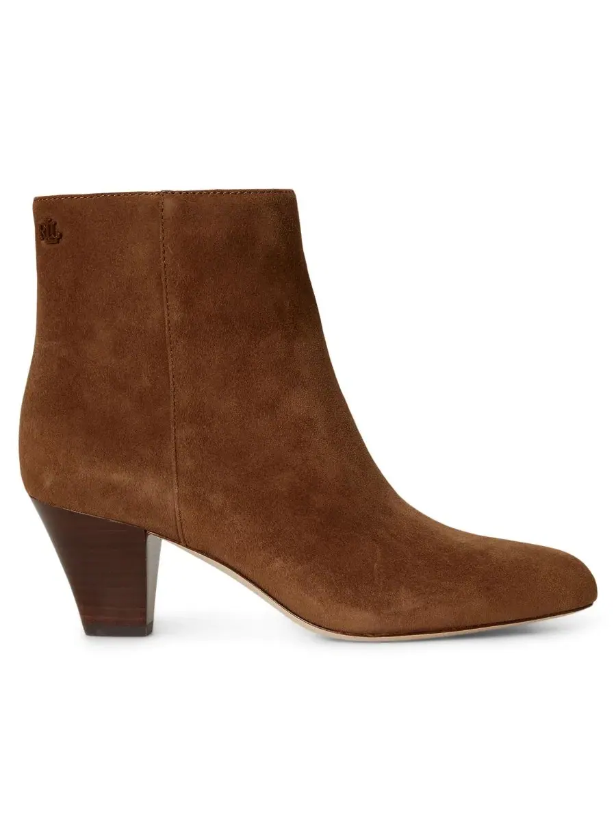 Ботинки-челси Emersyn из замши Lauren Ralph Lauren, Light Tobacco Suede — изображение 2 из 4