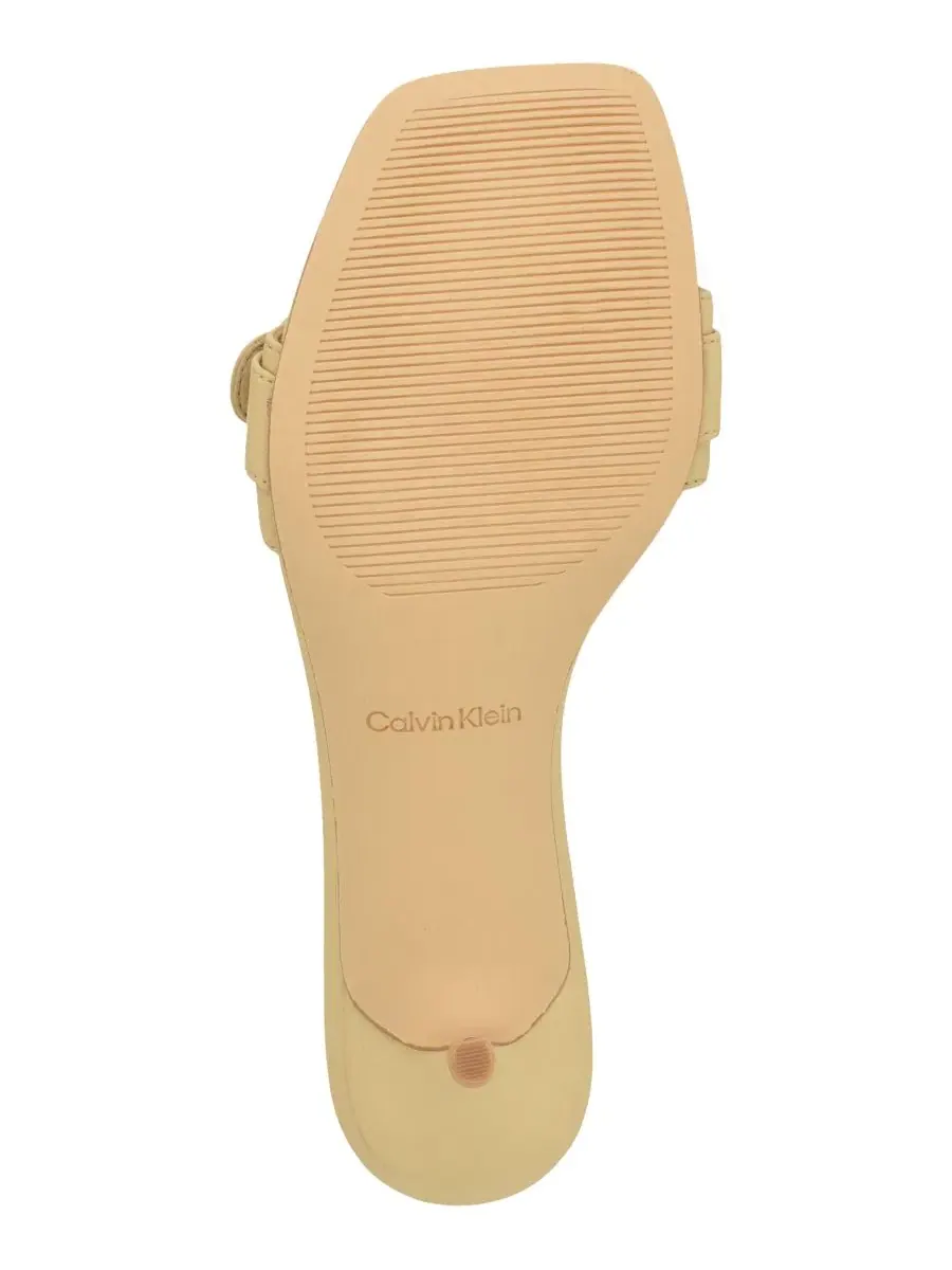 Туфли-сандалии Neveena на каблуке-рюмочке Calvin Klein — изображение 5 из 5, желтый