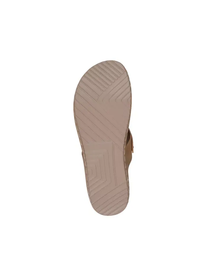 Женские сандалии Tani Thong на клиновидной подошве GC Shoes — изображение 3 из 3, бежевый