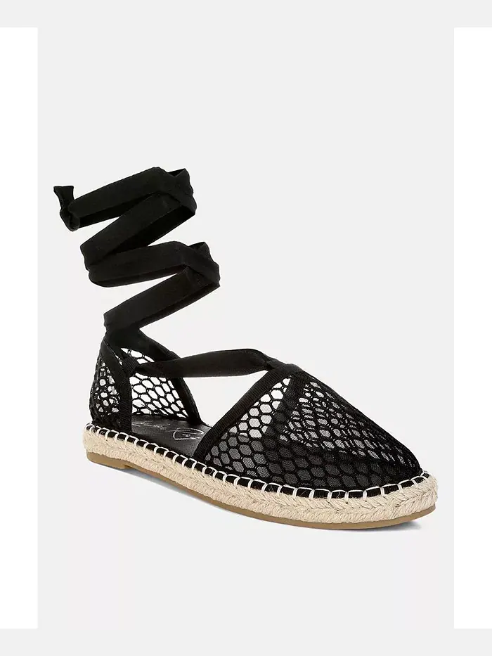 Сандалии Sonara Mesh Flat Espadrille London Rag — изображение 1 из 3, черный