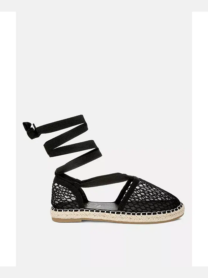 Сандалии Sonara Mesh Flat Espadrille London Rag — изображение 2 из 3, черный