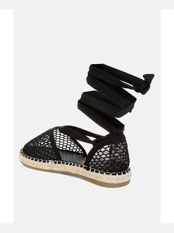 Сандалии Sonara Mesh Flat Espadrille London Rag — изображение 3 из 3, черный