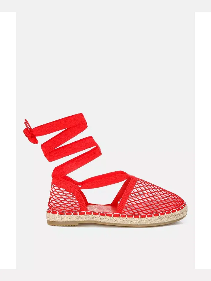 Сандалии Sonara Mesh Flat Espadrille London Rag — изображение 2 из 3, красный