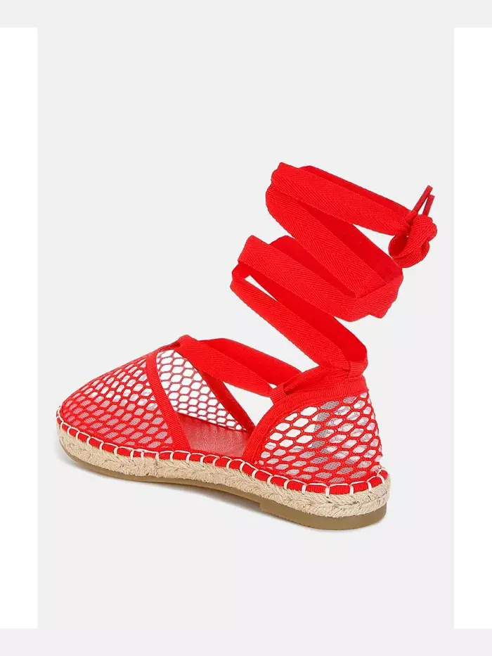 Сандалии Sonara Mesh Flat Espadrille London Rag — изображение 3 из 3, красный